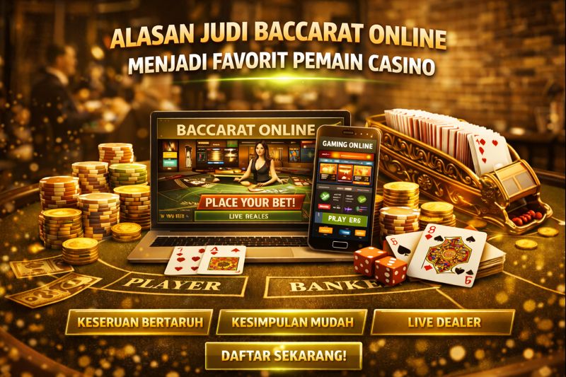 Alasan Judi Baccarat Online Menjadi Favorit Pemain Casino
